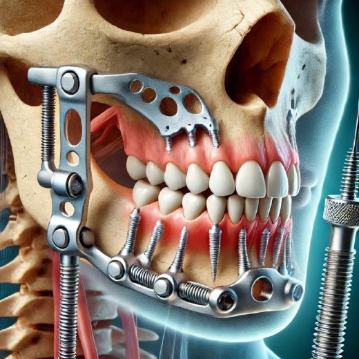استفاده از دستگاه دیستراکشن در جراحی فک